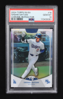 Shohei Ohtani 2024 Topps 50/50 Chrome Refractor #16 (PSA 10) at PristineAuction.com