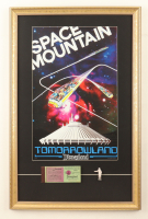 "Space Mountain" Custom Framed Display With Ticketbook and Pin at PristineAuction.com