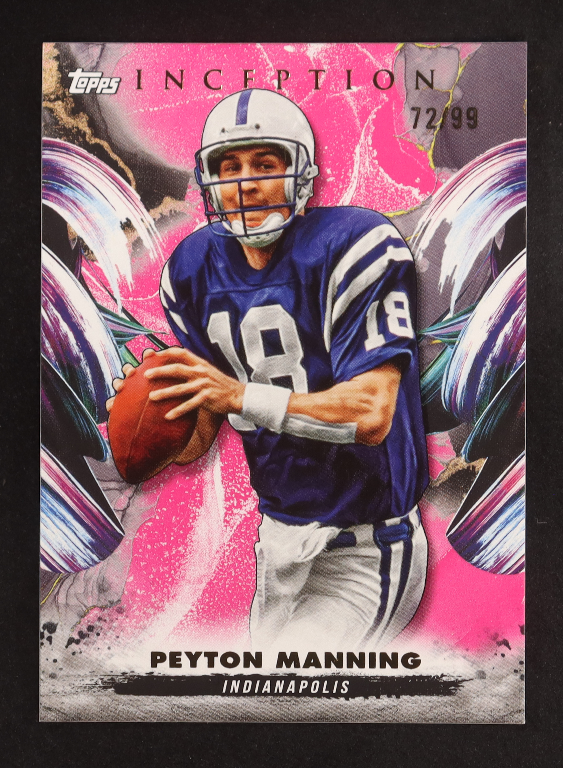 Peyton Manning 2024 Topps Inception Magenta #63 #72/99 at PristineAuction.com Peyton Manning 2024 Topps Inception Magenta #63 #72/99 at PristineAuction.com