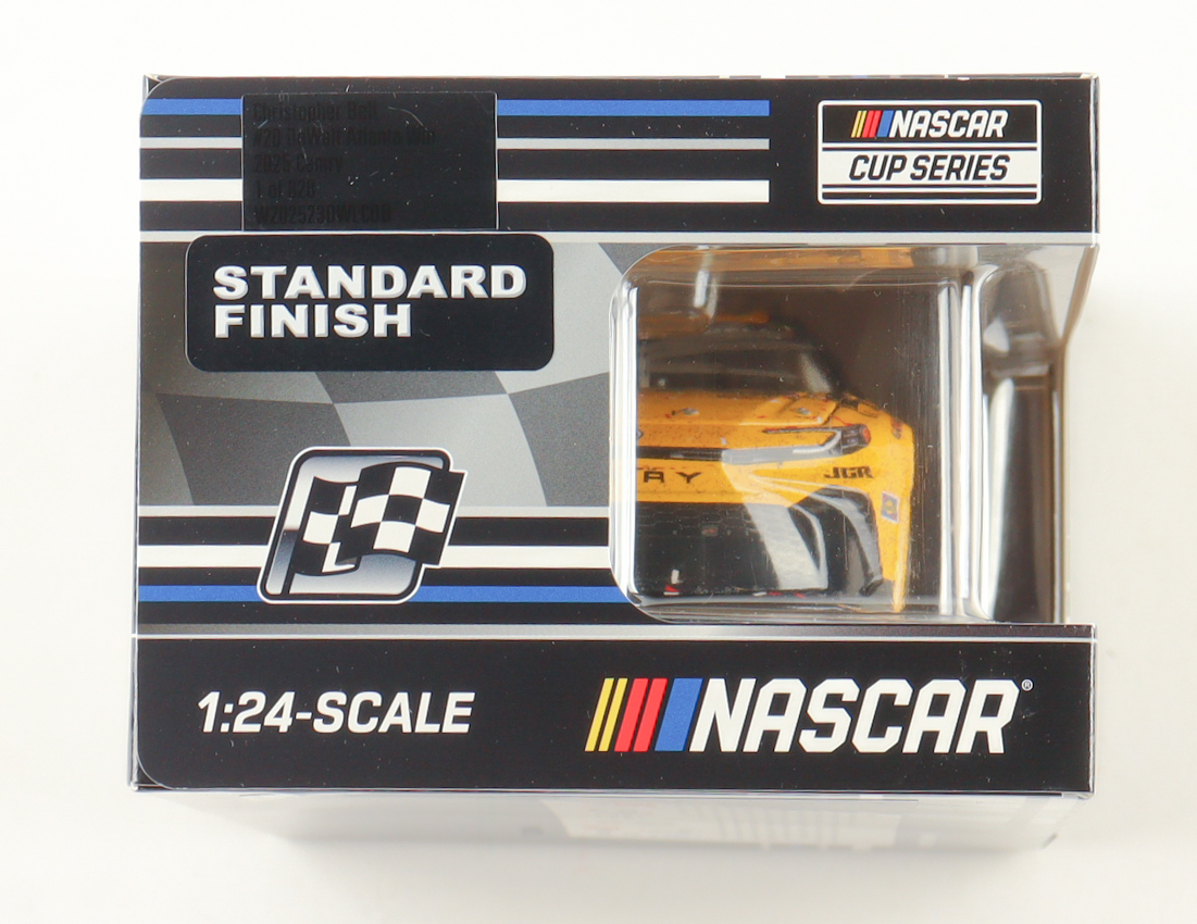 Christopher Bell Signed 2025 #20 DeWALT Atlanta Win Camry | 1:24 Diecast Car (Bell COA) at PristineAuction.com Christopher Bell Signed 2025 #20 DeWALT Atlanta Win Camry | 1:24 Diecast Car (Bell COA) at PristineAuction.com