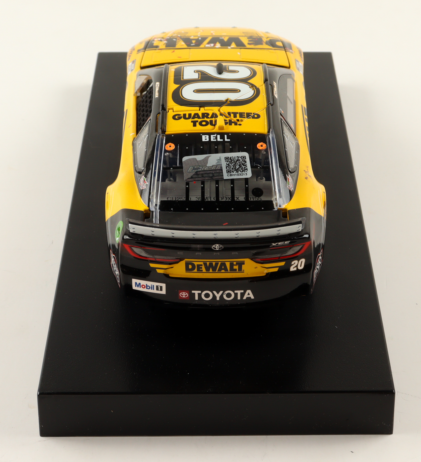 Christopher Bell Signed 2025 #20 DeWALT Atlanta Win Camry | 1:24 Diecast Car (Bell COA) at PristineAuction.com Christopher Bell Signed 2025 #20 DeWALT Atlanta Win Camry | 1:24 Diecast Car (Bell COA) at PristineAuction.com