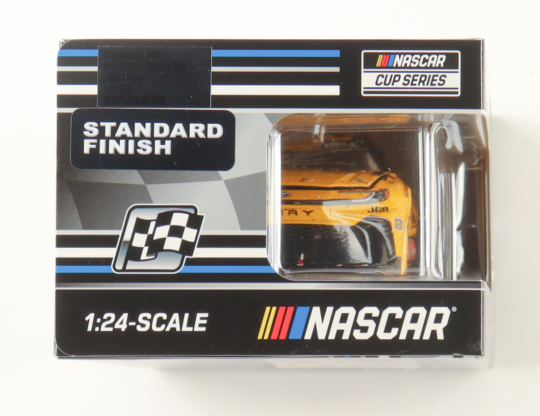 Christopher Bell Signed 2025 #20 DeWALT Atlanta Win Camry | 1:24 Diecast Car (Bell COA) at PristineAuction.com Christopher Bell Signed 2025 #20 DeWALT Atlanta Win Camry | 1:24 Diecast Car (Bell COA) at PristineAuction.com