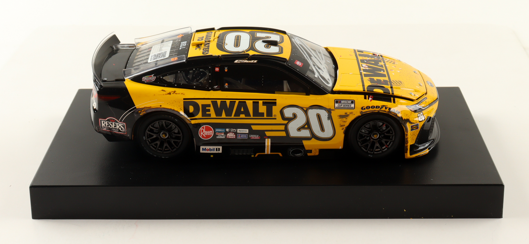 Christopher Bell Signed 2025 #20 DeWALT Atlanta Win Camry | 1:24 Diecast Car (Bell COA) at PristineAuction.com Christopher Bell Signed 2025 #20 DeWALT Atlanta Win Camry | 1:24 Diecast Car (Bell COA) at PristineAuction.com