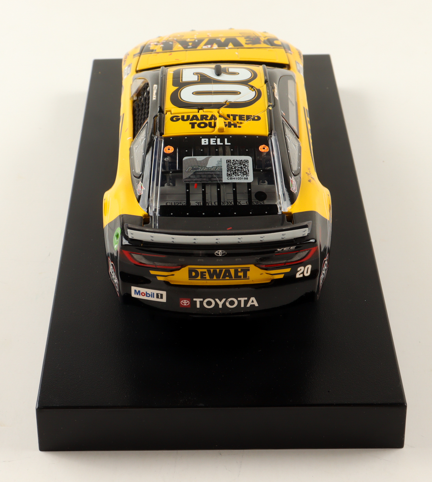 Christopher Bell Signed 2025 #20 DeWALT Atlanta Win Camry | 1:24 Diecast Car (Bell COA) at PristineAuction.com Christopher Bell Signed 2025 #20 DeWALT Atlanta Win Camry | 1:24 Diecast Car (Bell COA) at PristineAuction.com