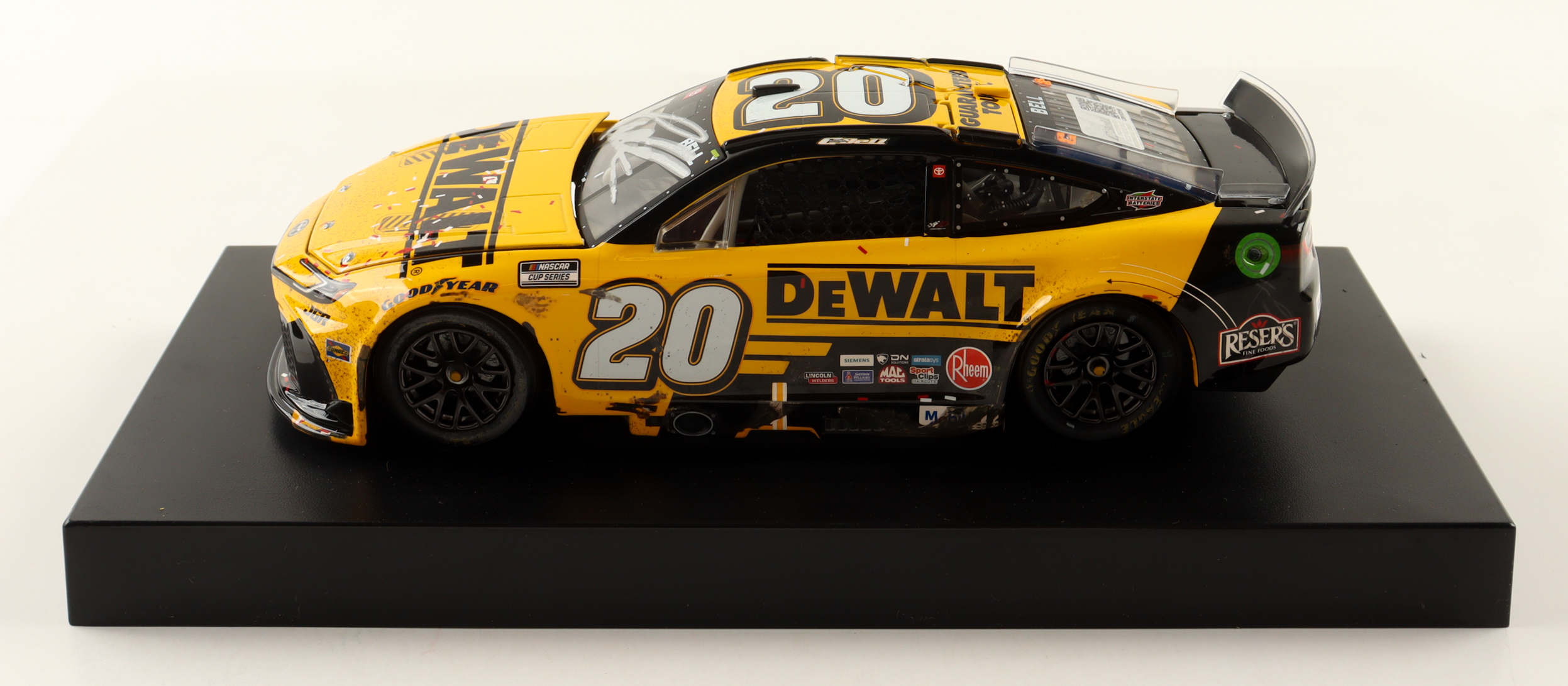 Christopher Bell Signed 2025 #20 DeWALT Atlanta Win Camry | 1:24 Diecast Car (Bell COA) at PristineAuction.com Christopher Bell Signed 2025 #20 DeWALT Atlanta Win Camry | 1:24 Diecast Car (Bell COA) at PristineAuction.com