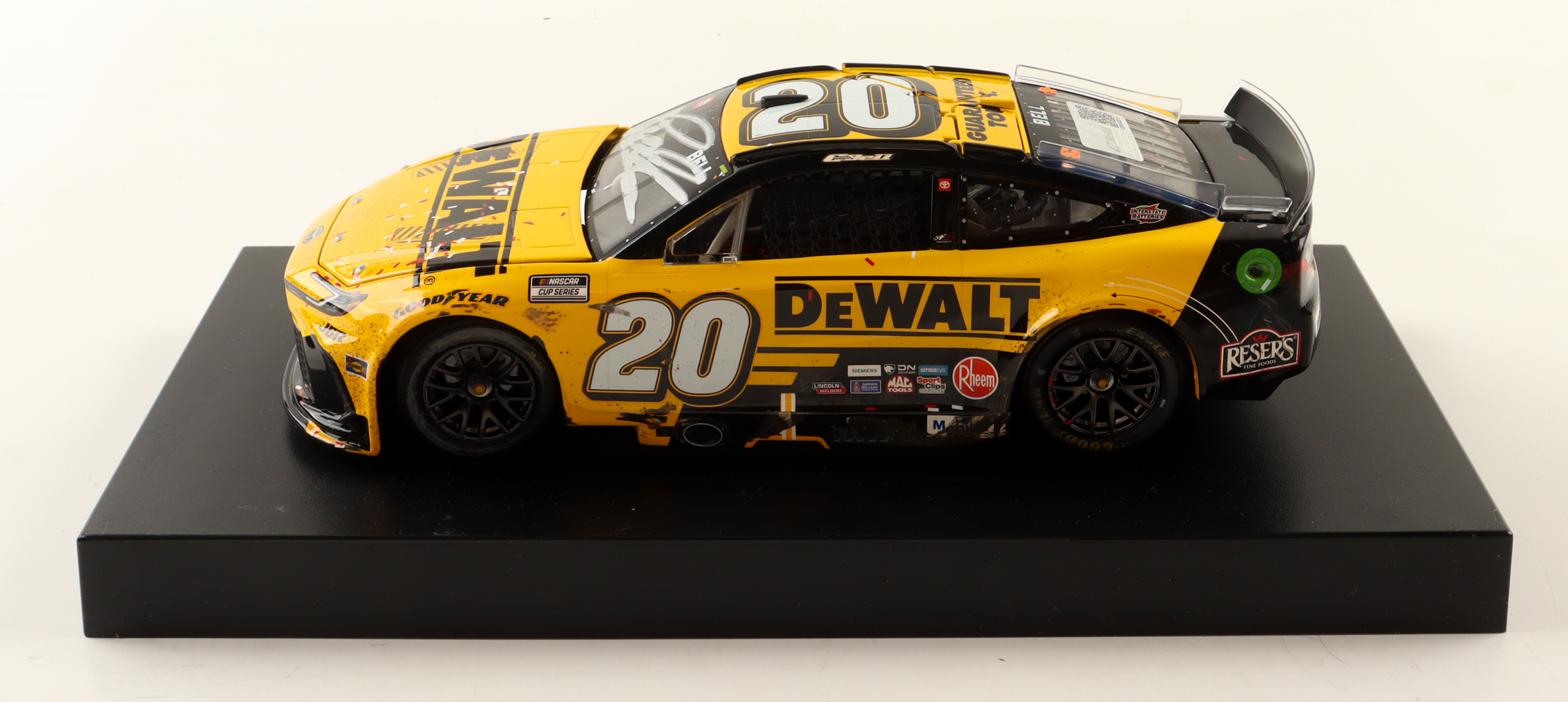 Christopher Bell Signed 2025 #20 DeWALT Atlanta Win Camry | 1:24 Diecast Car (Bell COA) at PristineAuction.com Christopher Bell Signed 2025 #20 DeWALT Atlanta Win Camry | 1:24 Diecast Car (Bell COA) at PristineAuction.com