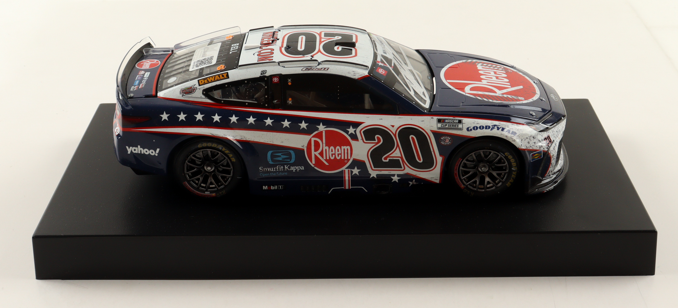 Christopher Bell Signed 2024 #20 Rheem Charlotte Win Camry | 1:24 Diecast Car (Bell COA) at PristineAuction.com Christopher Bell Signed 2024 #20 Rheem Charlotte Win Camry | 1:24 Diecast Car (Bell COA) at PristineAuction.com