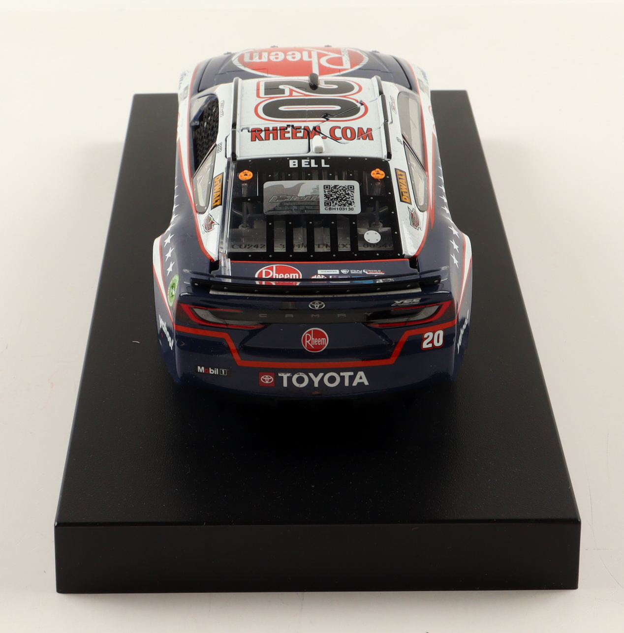 Christopher Bell Signed 2024 #20 Rheem Charlotte Win Camry | 1:24 Diecast Car (Bell COA) at PristineAuction.com Christopher Bell Signed 2024 #20 Rheem Charlotte Win Camry | 1:24 Diecast Car (Bell COA) at PristineAuction.com