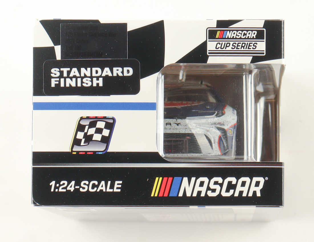 Christopher Bell Signed 2024 #20 Rheem Charlotte Win Camry | 1:24 Diecast Car (Bell COA) at PristineAuction.com Christopher Bell Signed 2024 #20 Rheem Charlotte Win Camry | 1:24 Diecast Car (Bell COA) at PristineAuction.com