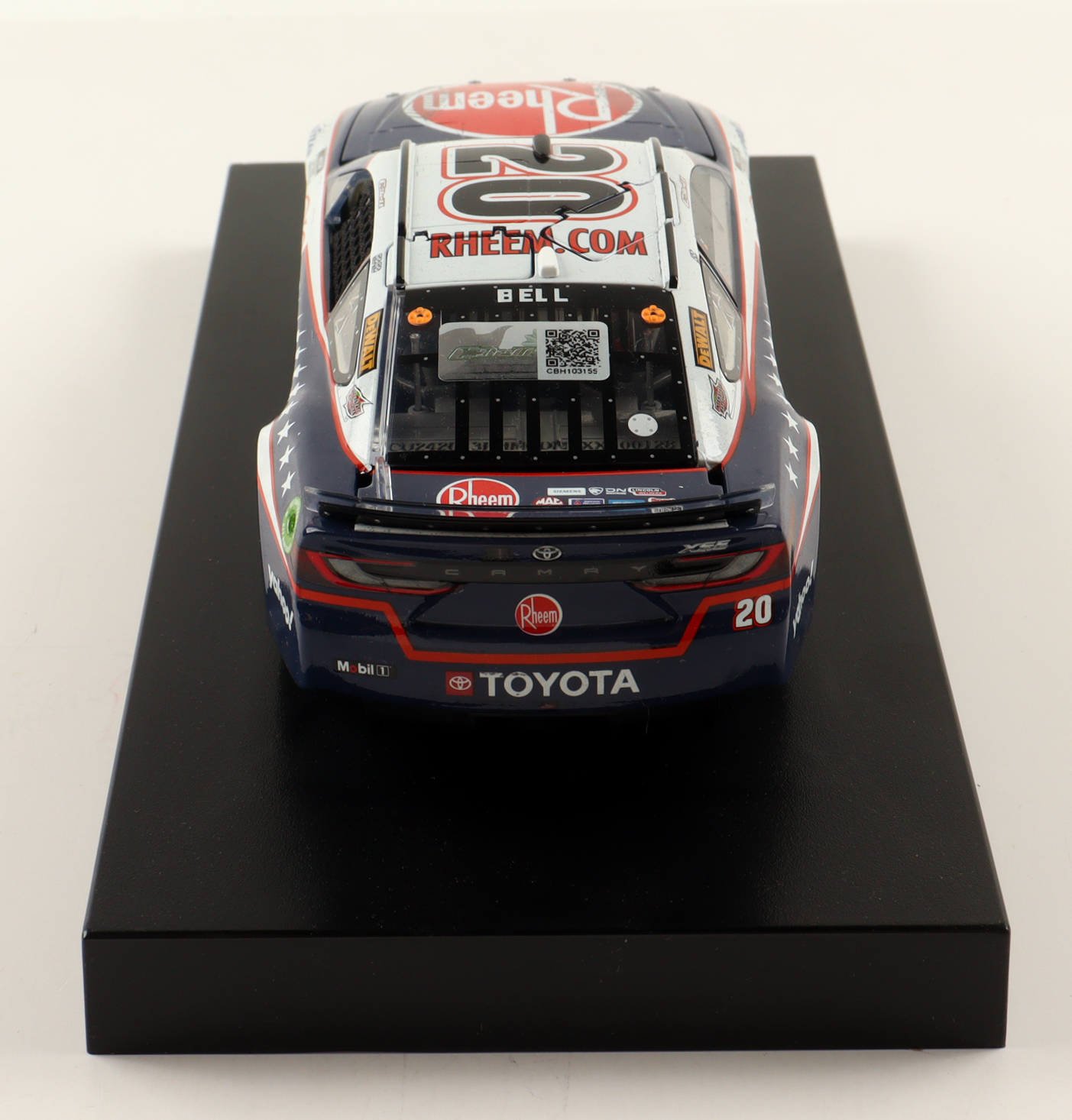 Christopher Bell Signed 2024 #20 Rheem Charlotte Win Camry | 1:24 Diecast Car (Bell COA) at PristineAuction.com Christopher Bell Signed 2024 #20 Rheem Charlotte Win Camry | 1:24 Diecast Car (Bell COA) at PristineAuction.com