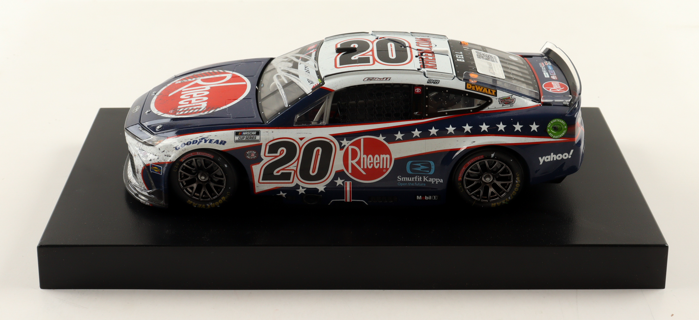 Christopher Bell Signed 2024 #20 Rheem Charlotte Win Camry | 1:24 Diecast Car (Bell COA) at PristineAuction.com Christopher Bell Signed 2024 #20 Rheem Charlotte Win Camry | 1:24 Diecast Car (Bell COA) at PristineAuction.com