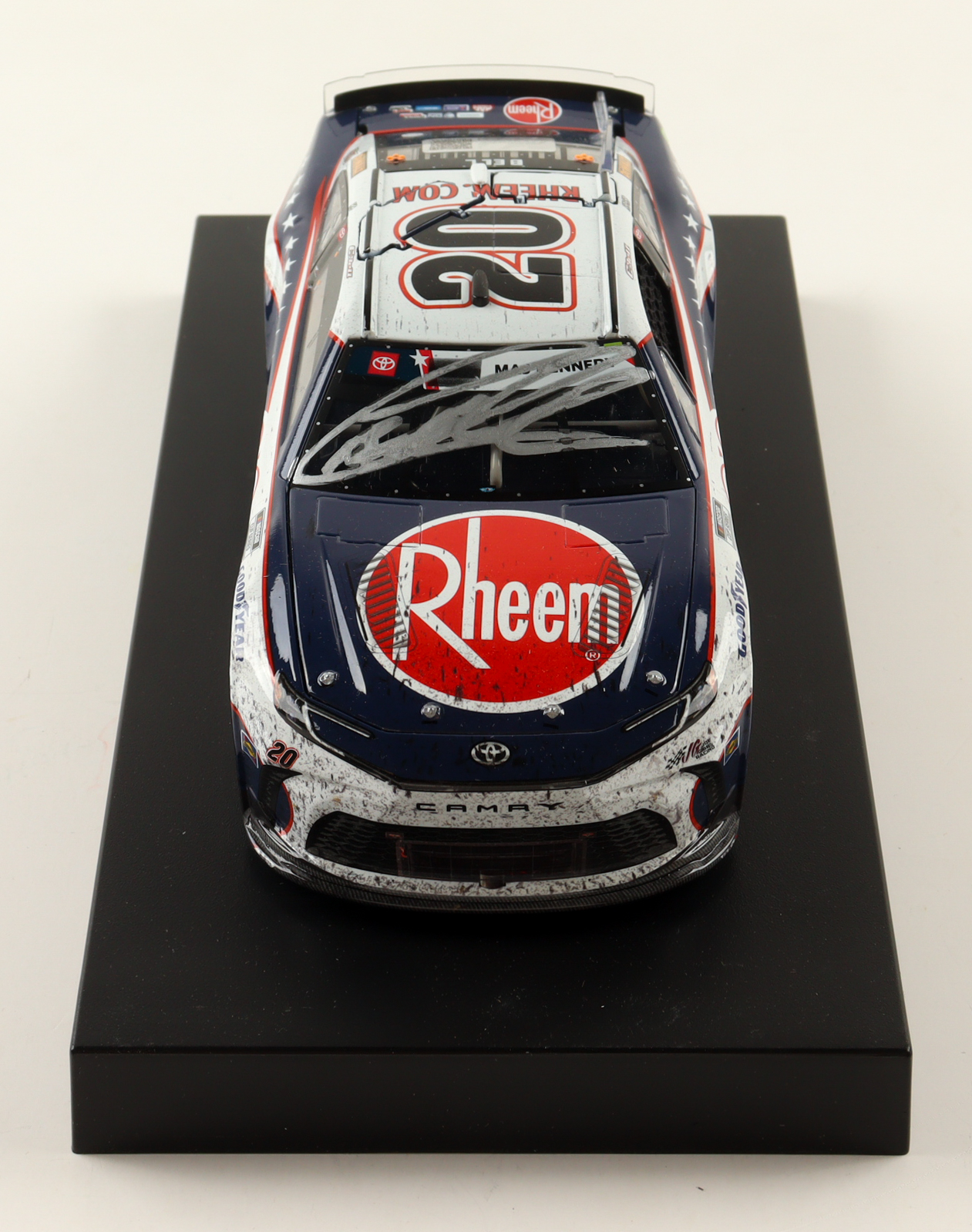 Christopher Bell Signed 2024 #20 Rheem Charlotte Win Camry | 1:24 Diecast Car (Bell COA) at PristineAuction.com Christopher Bell Signed 2024 #20 Rheem Charlotte Win Camry | 1:24 Diecast Car (Bell COA) at PristineAuction.com