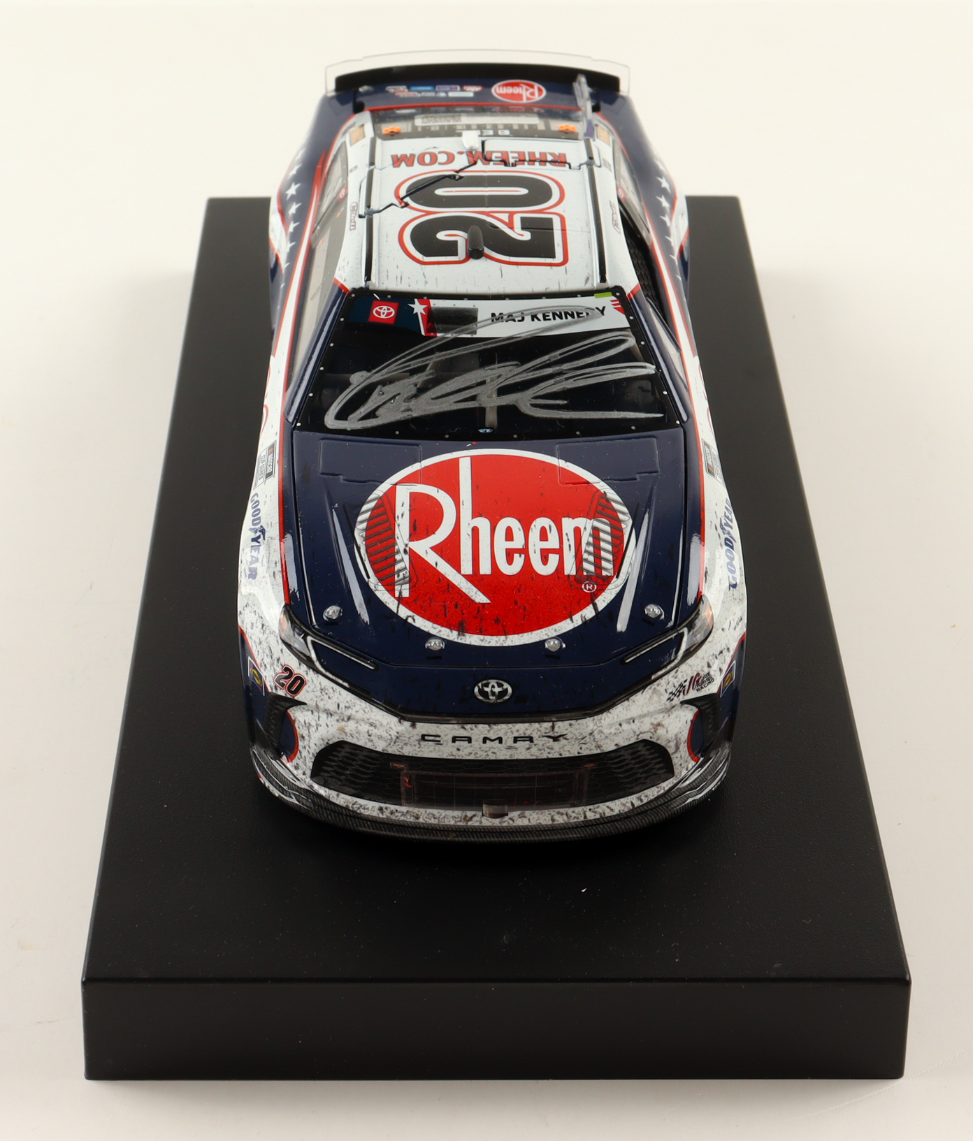 Christopher Bell Signed 2024 #20 Rheem Charlotte Win Camry | 1:24 Diecast Car (Bell COA) at PristineAuction.com Christopher Bell Signed 2024 #20 Rheem Charlotte Win Camry | 1:24 Diecast Car (Bell COA) at PristineAuction.com