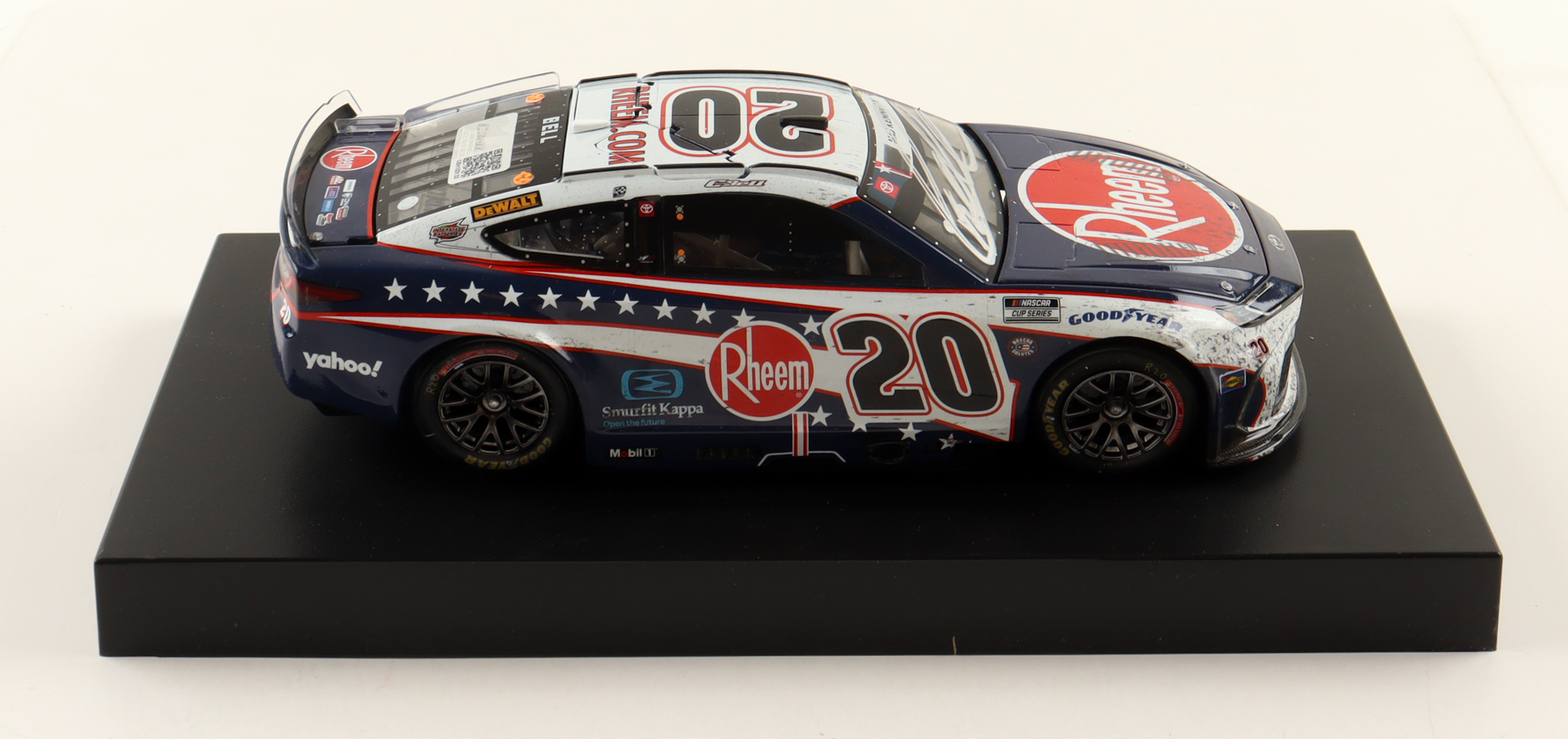 Christopher Bell Signed 2024 #20 Rheem Charlotte Win Camry | 1:24 Diecast Car (Bell COA) at PristineAuction.com Christopher Bell Signed 2024 #20 Rheem Charlotte Win Camry | 1:24 Diecast Car (Bell COA) at PristineAuction.com