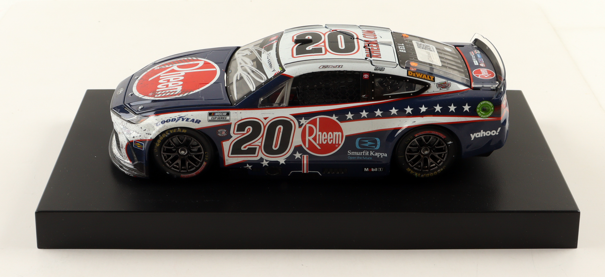 Christopher Bell Signed 2024 #20 Rheem Charlotte Win Camry | 1:24 Diecast Car (Bell COA) at PristineAuction.com Christopher Bell Signed 2024 #20 Rheem Charlotte Win Camry | 1:24 Diecast Car (Bell COA) at PristineAuction.com