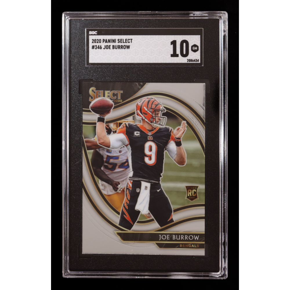 Joe Burrow 2020 Panini Select #346 RC (SGC 10) at PristineAuction.com