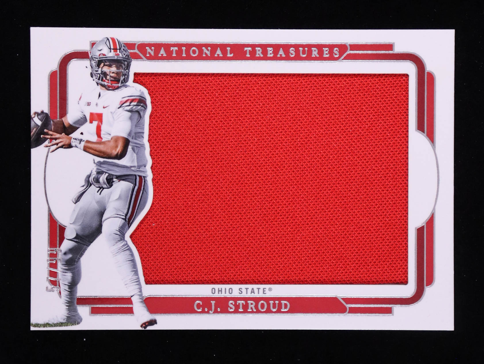 CJ Stroud 2025 Panini National Treasures Collegiate Silhouettes #10 #57/99 at PristineAuction.com CJ Stroud 2025 Panini National Treasures Collegiate Silhouettes #10 #57/99 at PristineAuction.com