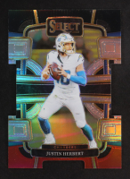 Justin Herbert 2023 Select Prizm Black and Red Die Cut #52 at PristineAuction.com