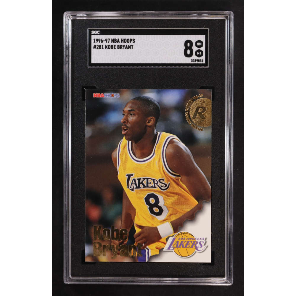 Kobe Bryant 1996-97 NBA Hoops #201 RC (SGC 8) at PristineAuction.com