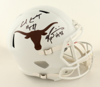 Earl Campbell & Ricky Williams Signed Texas Longhorns Full-Size Speed Helmet Inscribed "HT 77" & "HT 98" (Beckett) at PristineAuction.com