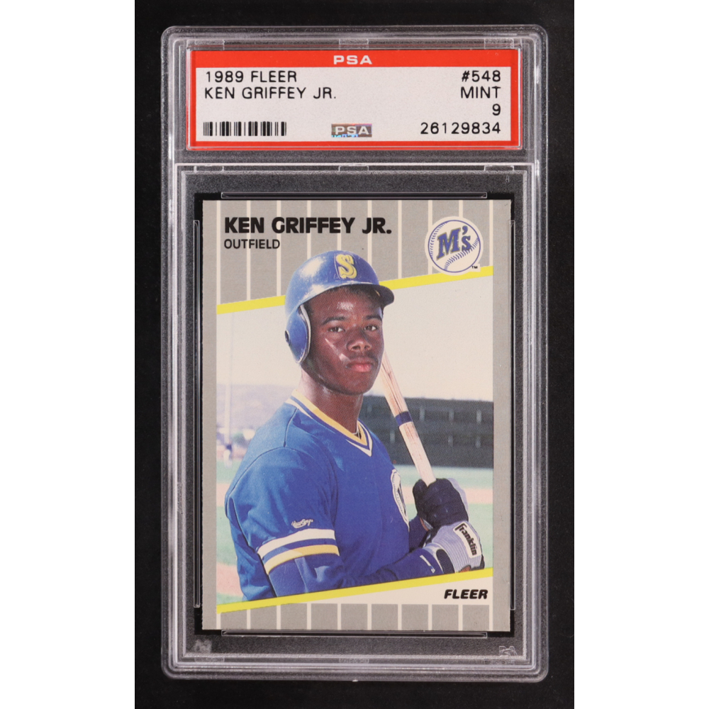 Ken Griffey Jr. 1989 Fleer #548 RC (PSA 9) at PristineAuction.com