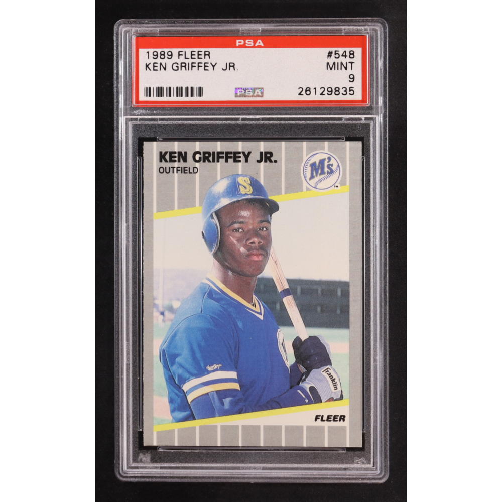 Ken Griffey Jr. 1989 Fleer #548 RC (PSA 9) at PristineAuction.com