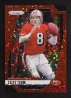 Steve Young 2024 Panini Prizm Prizms No Huddle Red #256 #05/75 at PristineAuction.com