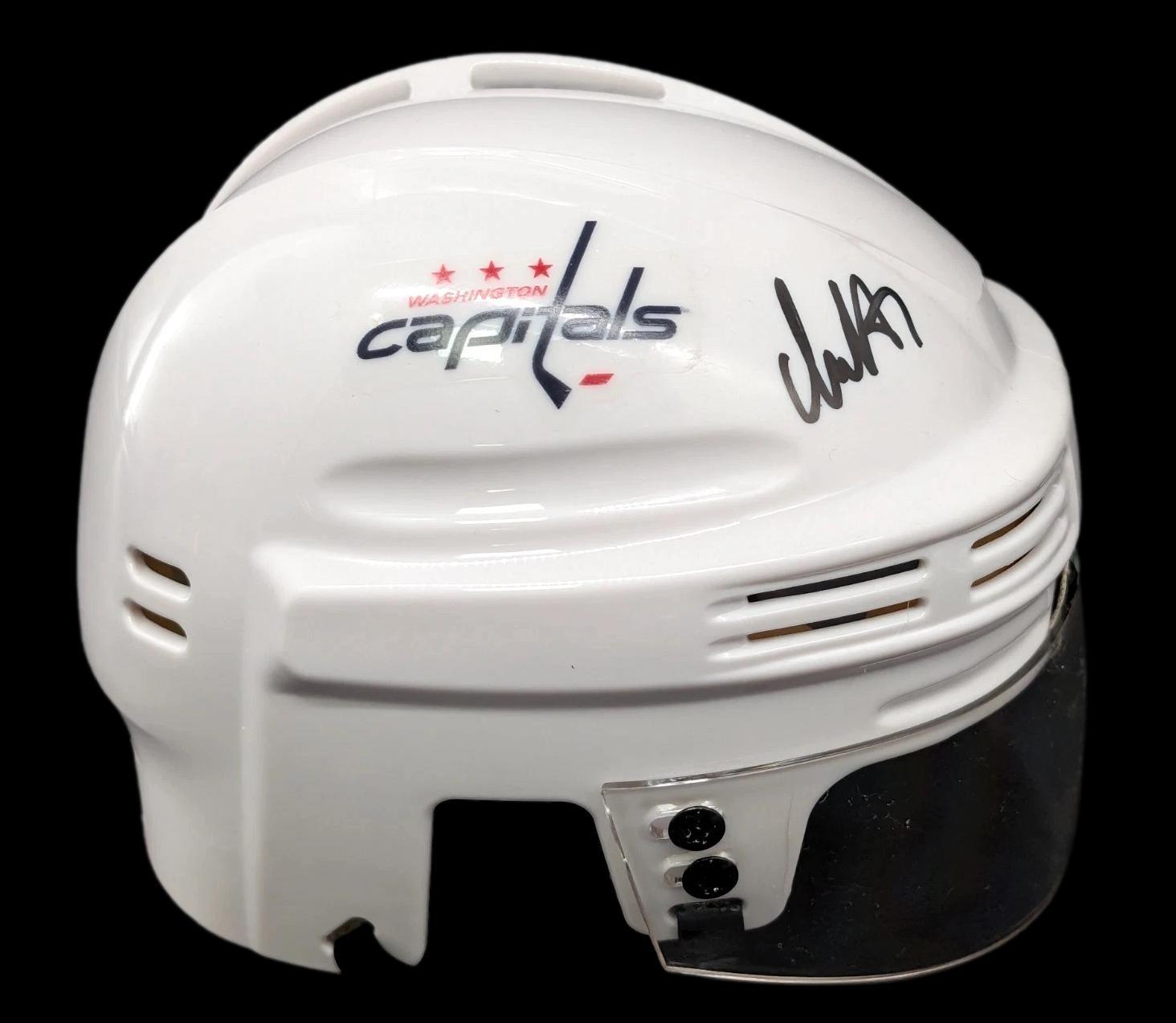 Alexander Ovechkin Signed Capitals Mini Helmet (Fanatics) at PristineAuction.com Alexander Ovechkin Signed Capitals Mini Helmet (Fanatics) at PristineAuction.com