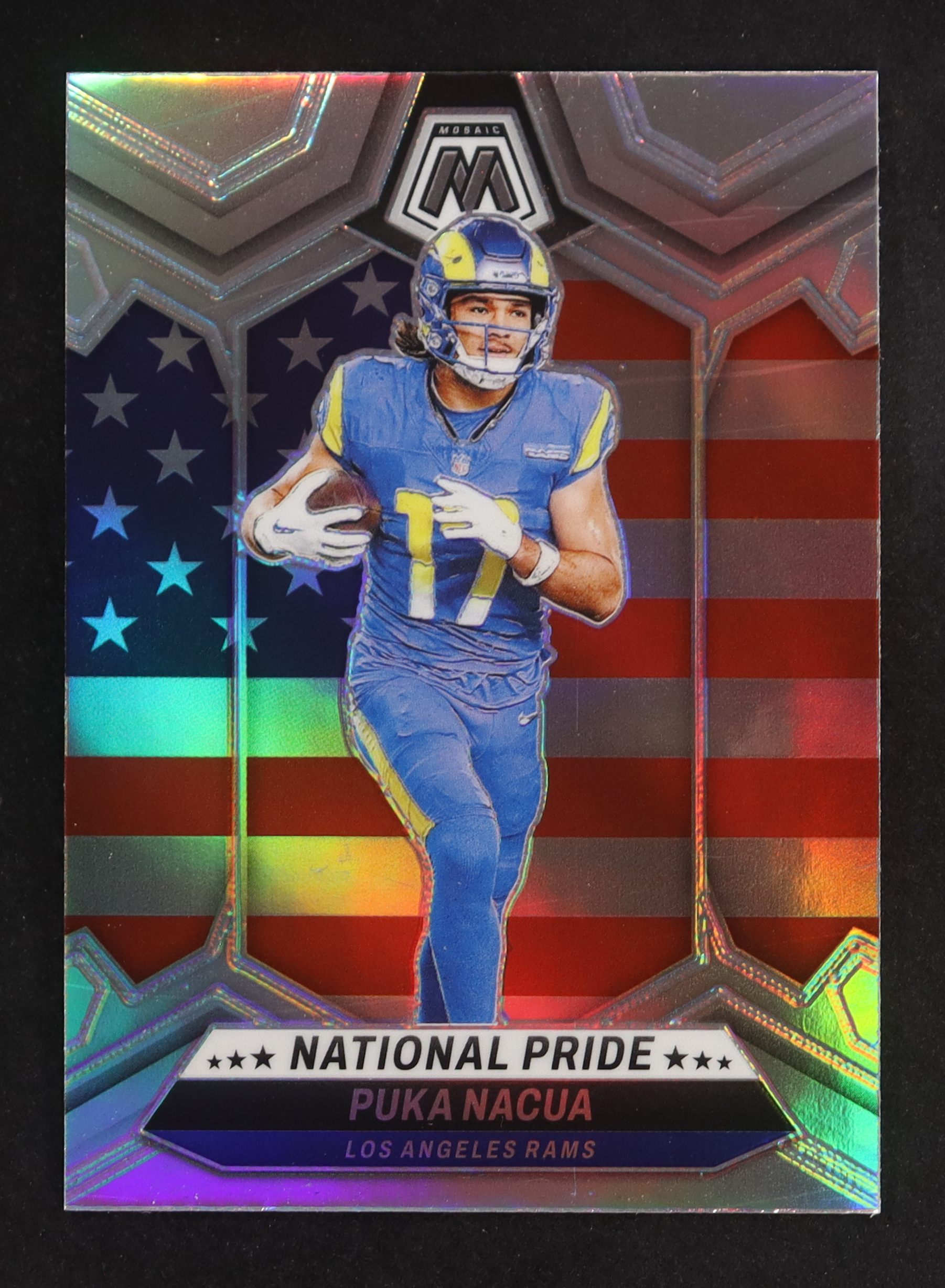 Puka Nacua 2024 Panini Mosaic Silver #264 NP at PristineAuction.com Puka Nacua 2024 Panini Mosaic Silver #264 NP at PristineAuction.com