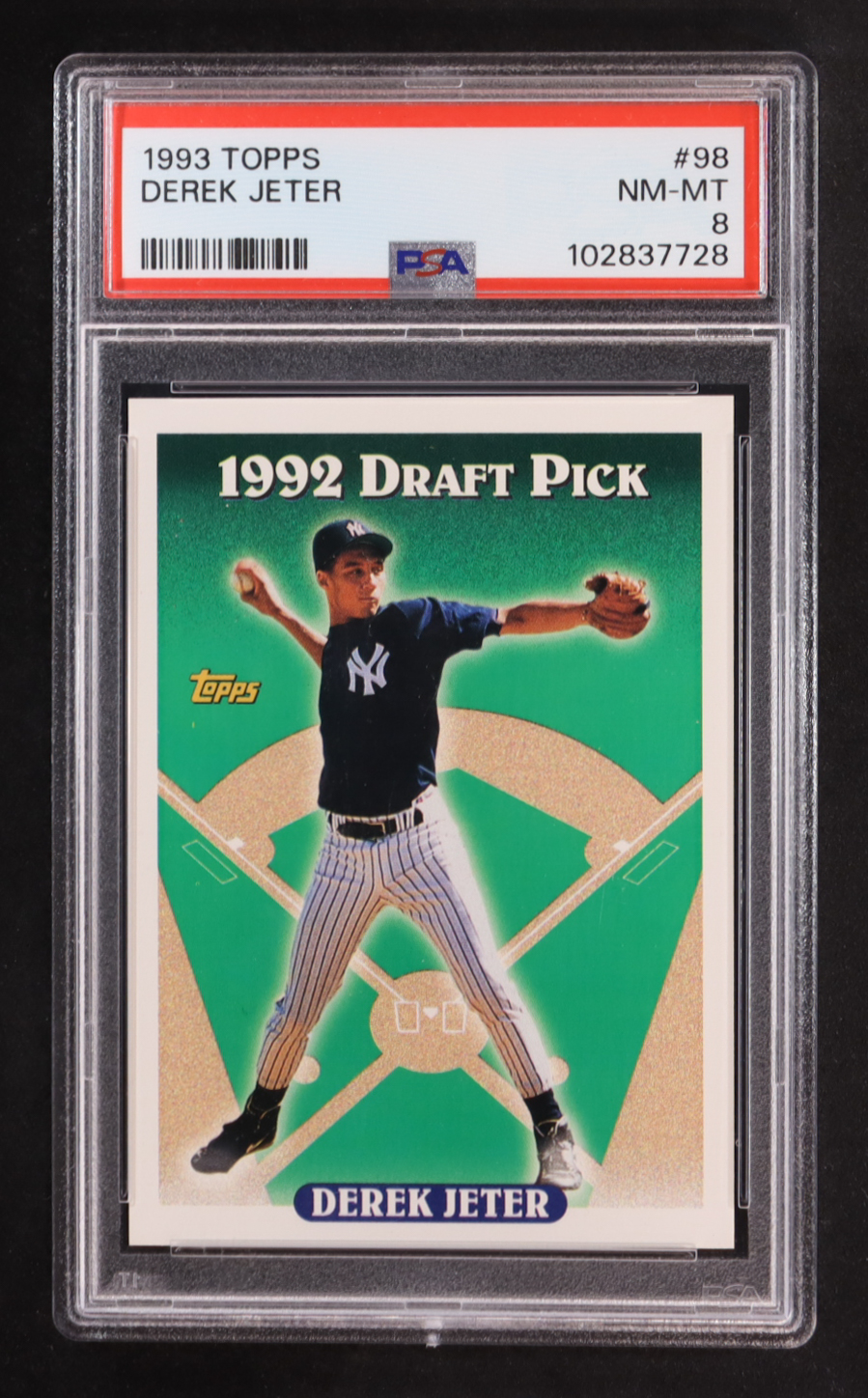 Derek Jeter 1993 Topps #98 RC (PSA 8) at PristineAuction.com Derek Jeter 1993 Topps #98 RC (PSA 8) at PristineAuction.com