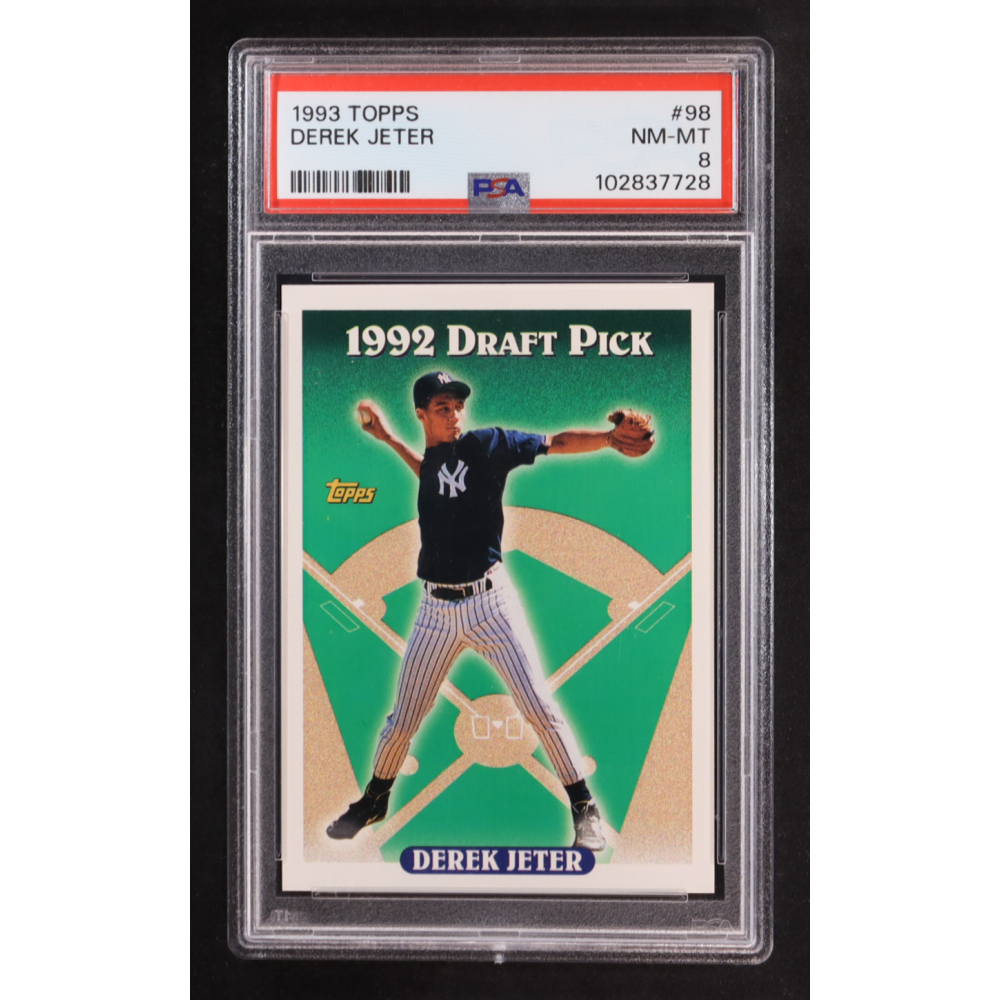 Derek Jeter 1993 Topps #98 RC (PSA 8) at PristineAuction.com