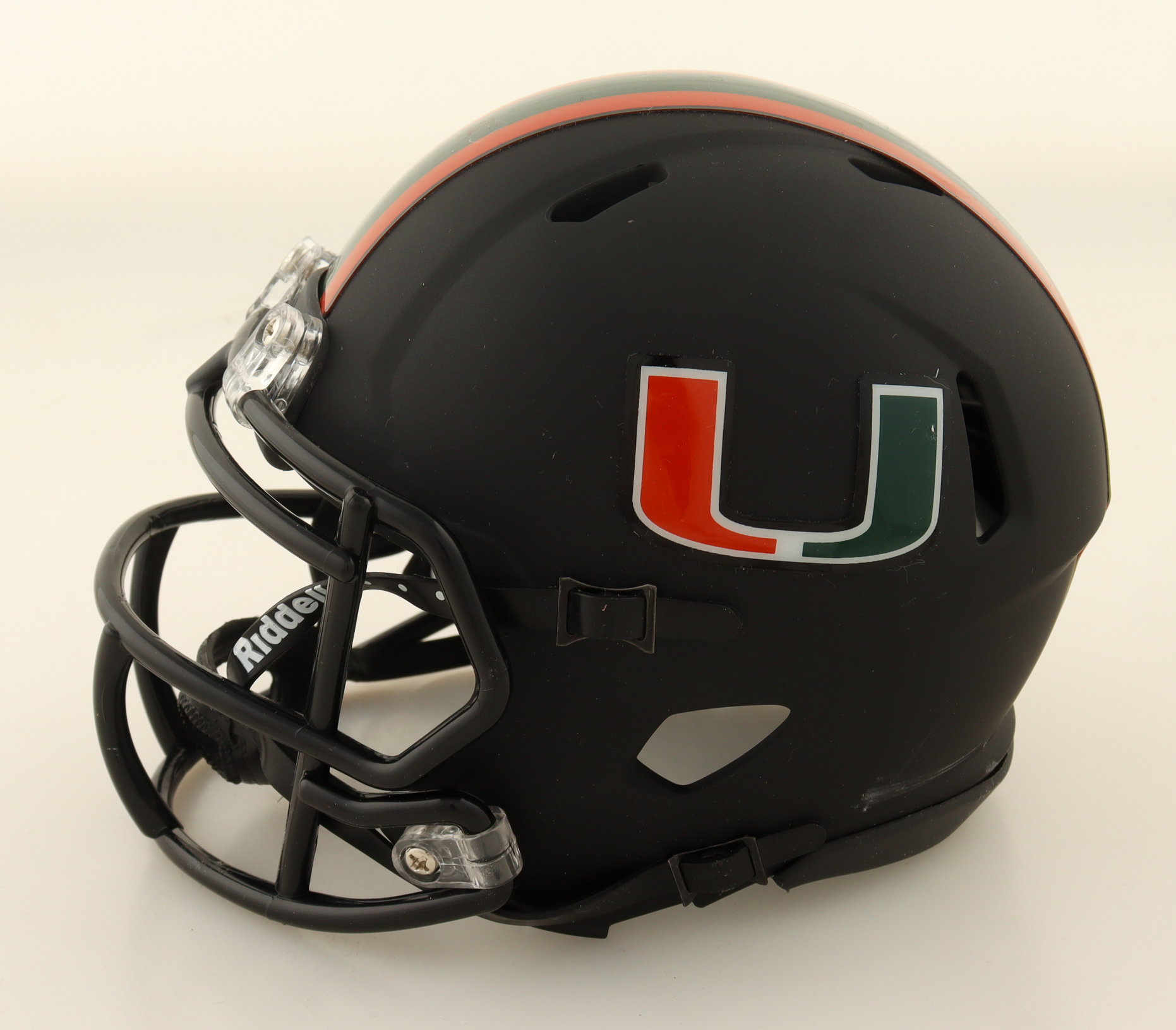 Frank Gore Signed Miami Hurricanes Matte Black Speed Mini Helmet (JSA) at PristineAuction.com Frank Gore Signed Miami Hurricanes Matte Black Speed Mini Helmet (JSA) at PristineAuction.com