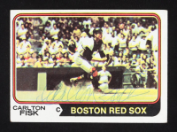 Carlton Fisk Signed 1974 Topps #105 (Beckett) at PristineAuction.com