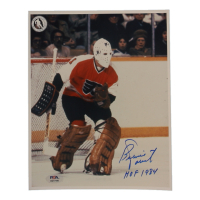 Bernie Parent Signed Flyers 8x10 Photo Inscribed "HOF 1984" (PSA) at PristineAuction.com