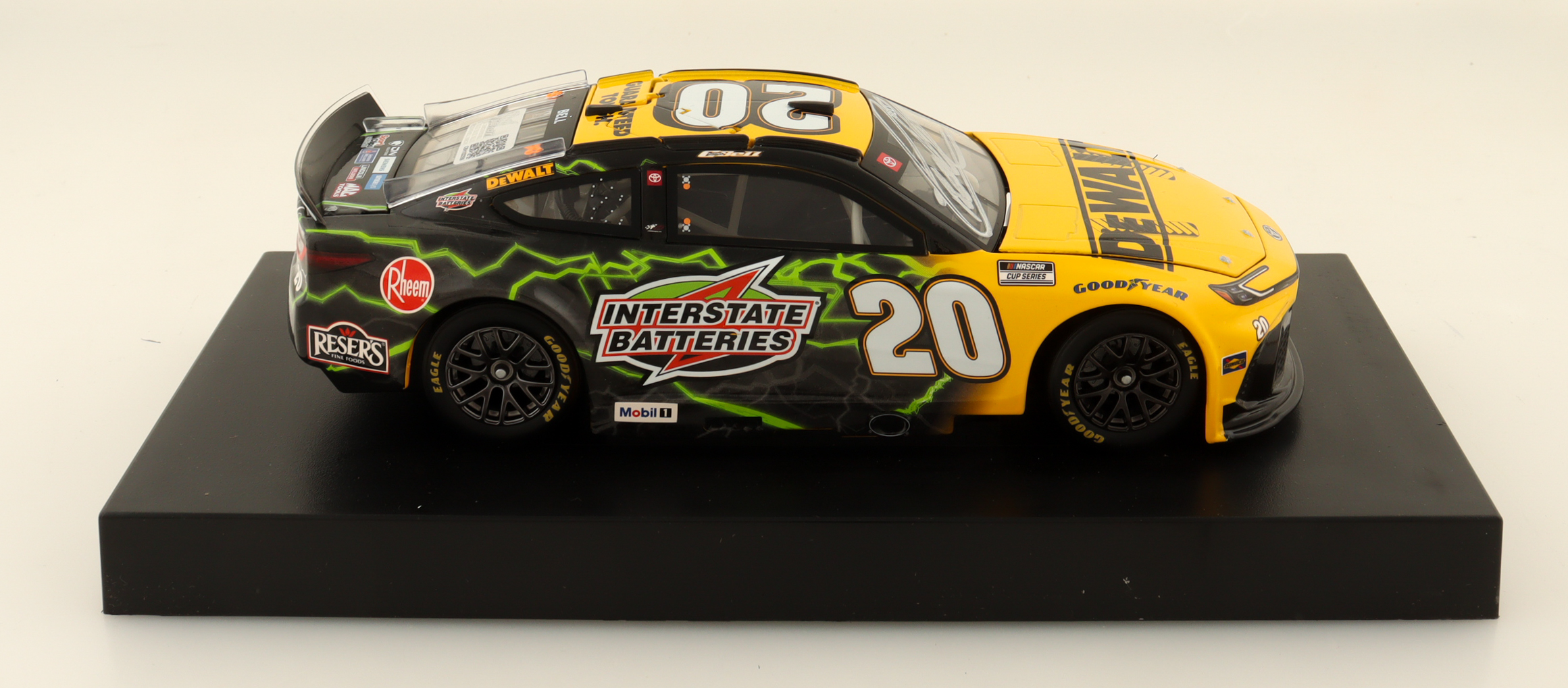 Christopher Bell Signed 2024 #20 DeWalt/Interstate Batteries Duel #2 Win 1:24 Diecast Car (Bell COA) at PristineAuction.com Christopher Bell Signed 2024 #20 DeWalt/Interstate Batteries Duel #2 Win 1:24 Diecast Car (Bell COA) at PristineAuction.com