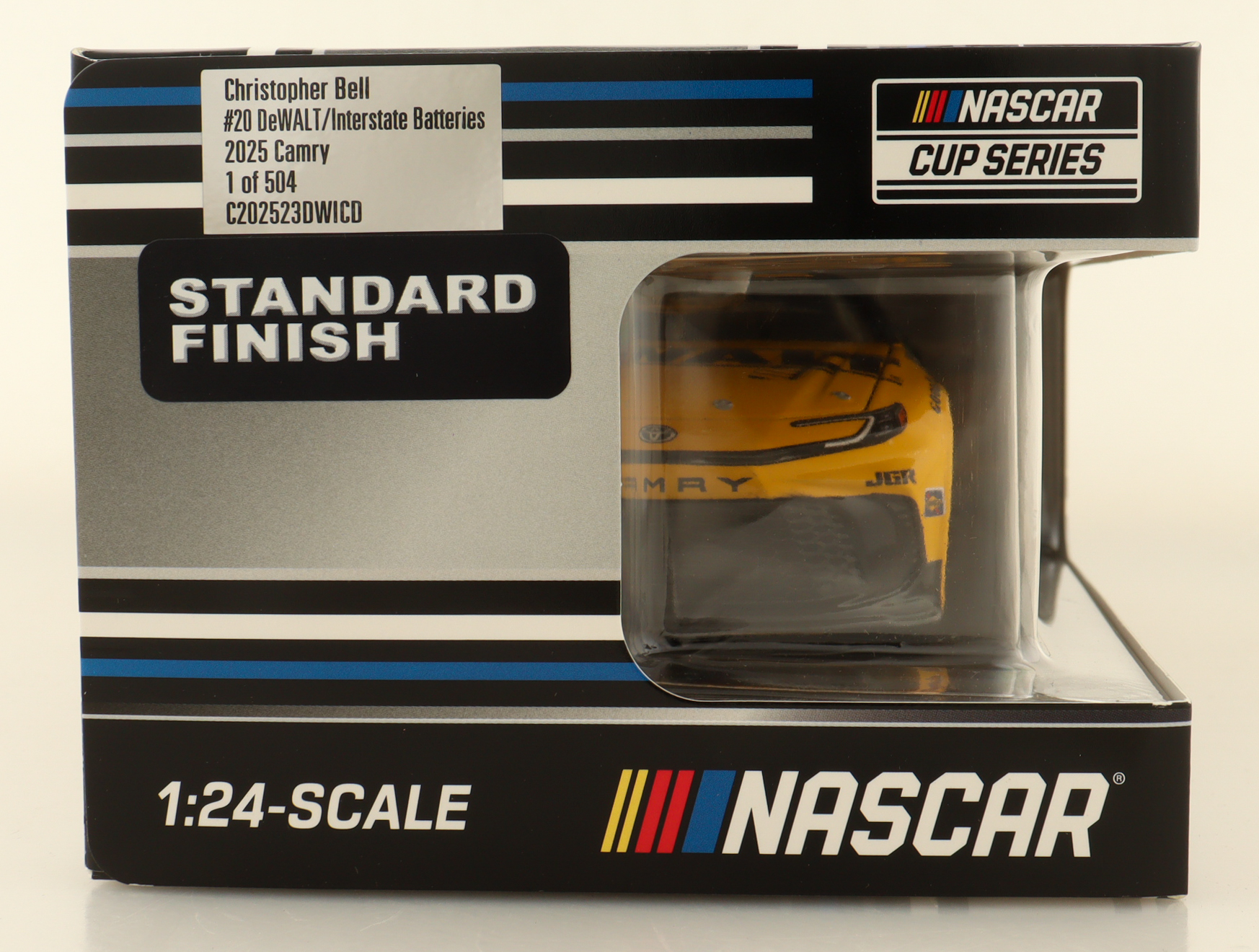 Christopher Bell Signed 2024 #20 DeWalt/Interstate Batteries Duel #2 Win 1:24 Diecast Car (Bell COA) at PristineAuction.com Christopher Bell Signed 2024 #20 DeWalt/Interstate Batteries Duel #2 Win 1:24 Diecast Car (Bell COA) at PristineAuction.com