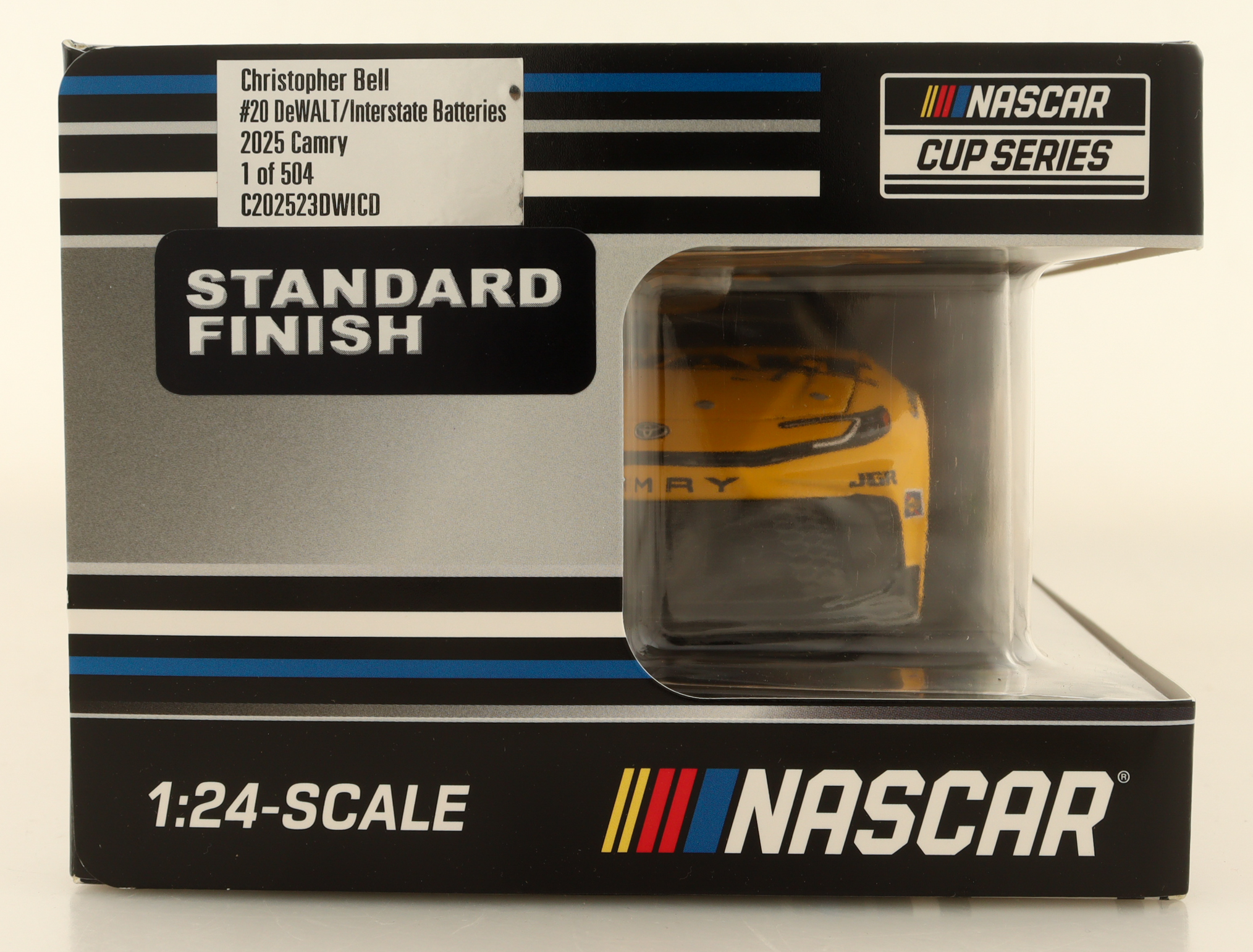 Christopher Bell Signed 2024 #20 DeWalt/Interstate Batteries Duel #2 Win 1:24 Diecast Car (Bell COA) at PristineAuction.com Christopher Bell Signed 2024 #20 DeWalt/Interstate Batteries Duel #2 Win 1:24 Diecast Car (Bell COA) at PristineAuction.com
