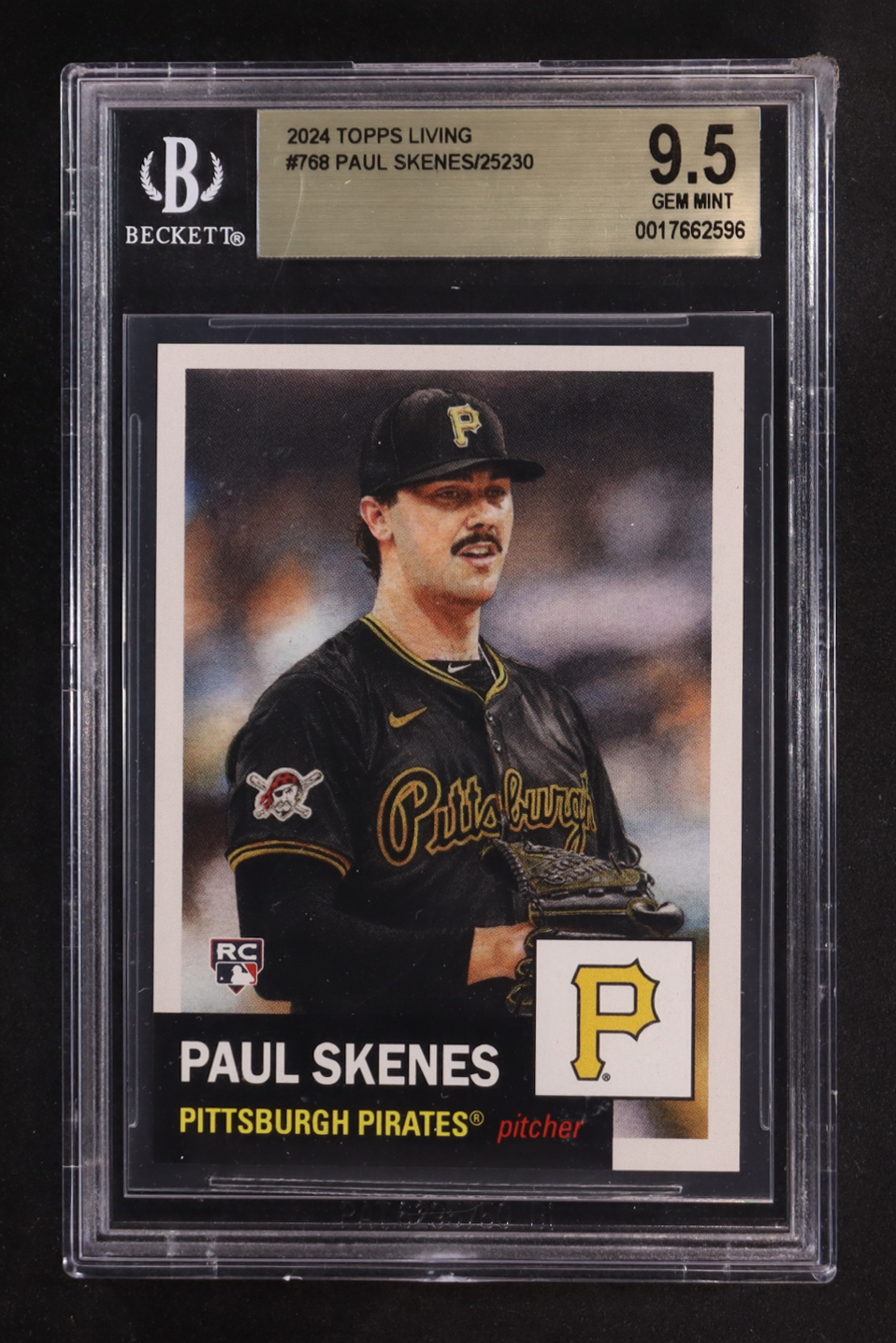 Paul Skenes 2024 Topps Living #768 RC (BGS 9.5) at PristineAuction.com Paul Skenes 2024 Topps Living #768 RC (BGS 9.5) at PristineAuction.com