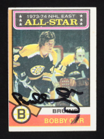 Bobby Orr Signed 1974-75 Topps #130 AS (Beckett) at PristineAuction.com