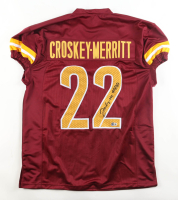 Jacory Croskey-Merritt Signed Jersey (Beckett) at PristineAuction.com