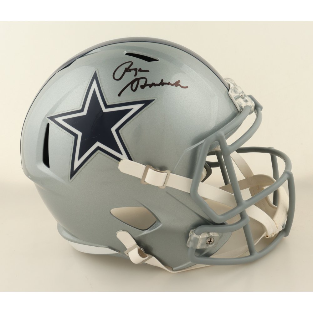 Roger Staubach Signed Cowboys Full-Size Speed Helmet (Beckett) at PristineAuction.com