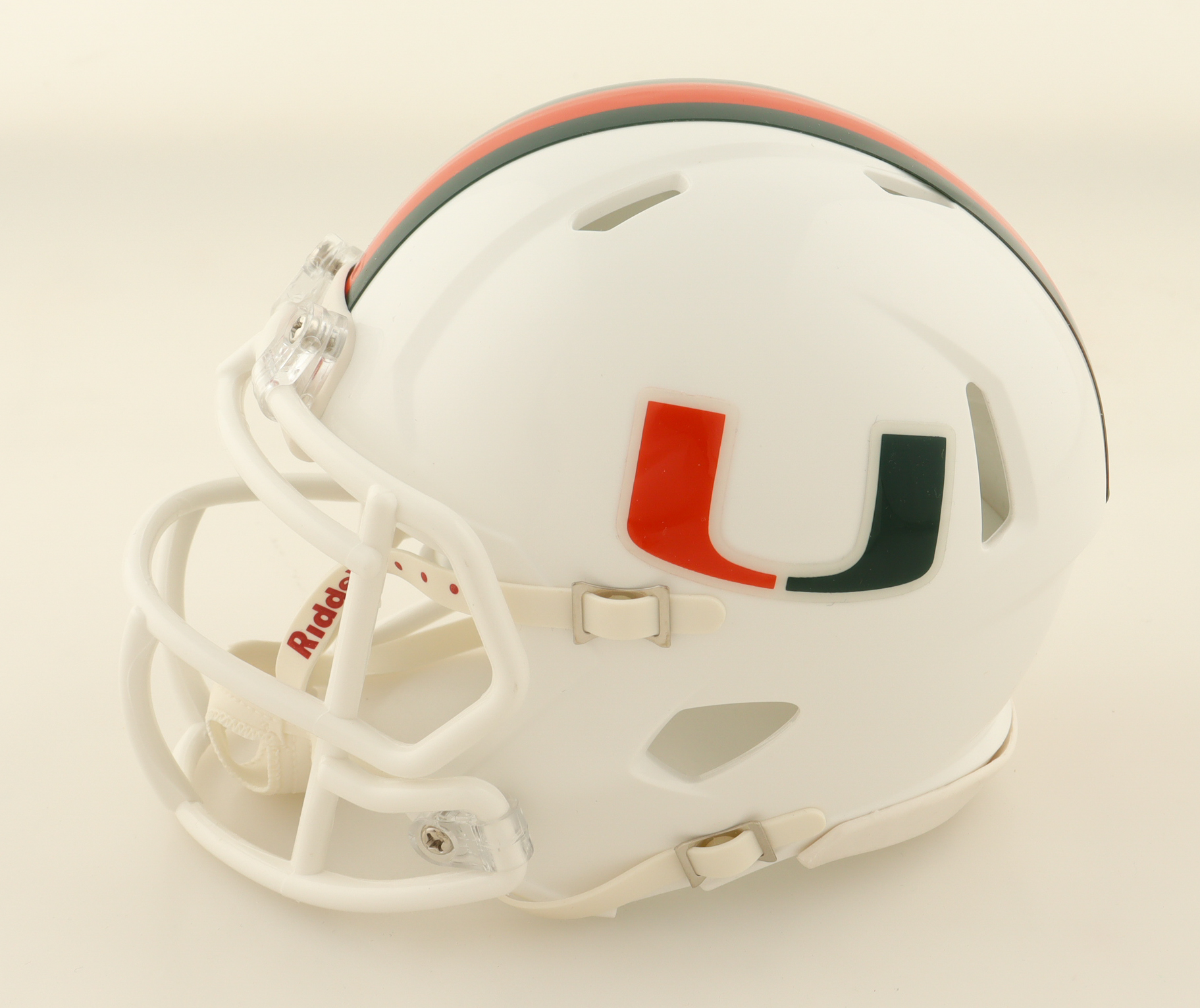 Ed Reed Signed Miami Hurricanes Mini Helmet (Beckett) at PristineAuction.com Ed Reed Signed Miami Hurricanes Mini Helmet (Beckett) at PristineAuction.com