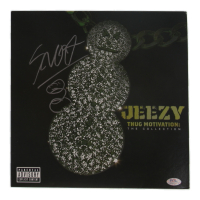 Jeezy Signed "Thug Motivation: The Collection" Vinyl Record Album with Hand-Drawn Sketch (PSA) at PristineAuction.com