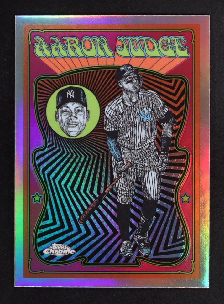 Aaron Judge 2025 Topps Chrome Ultra Violet All-Stars #UV2 at PristineAuction.com Aaron Judge 2025 Topps Chrome Ultra Violet All-Stars #UV2 at PristineAuction.com