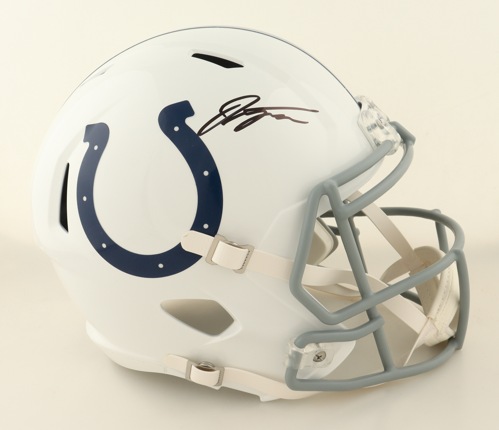 Jonathan Taylor Signed Colts Full-Size Speed Helmet (Beckett) at PristineAuction.com Jonathan Taylor Signed Colts Full-Size Speed Helmet (Beckett) at PristineAuction.com
