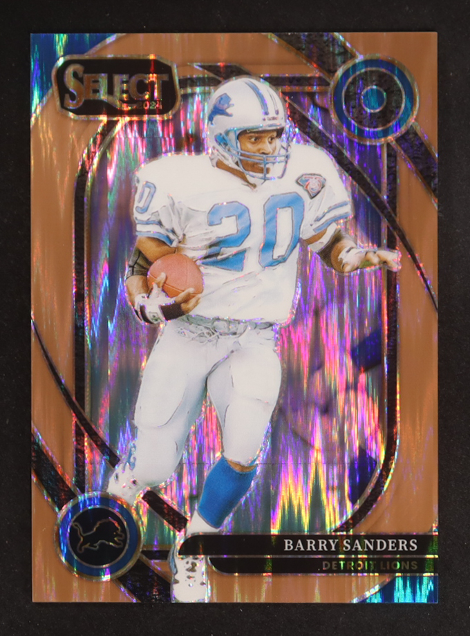 Barry Sanders 2024 Select Prizm Copper Shock #208 #118/299 at PristineAuction.com Barry Sanders 2024 Select Prizm Copper Shock #208 #118/299 at PristineAuction.com