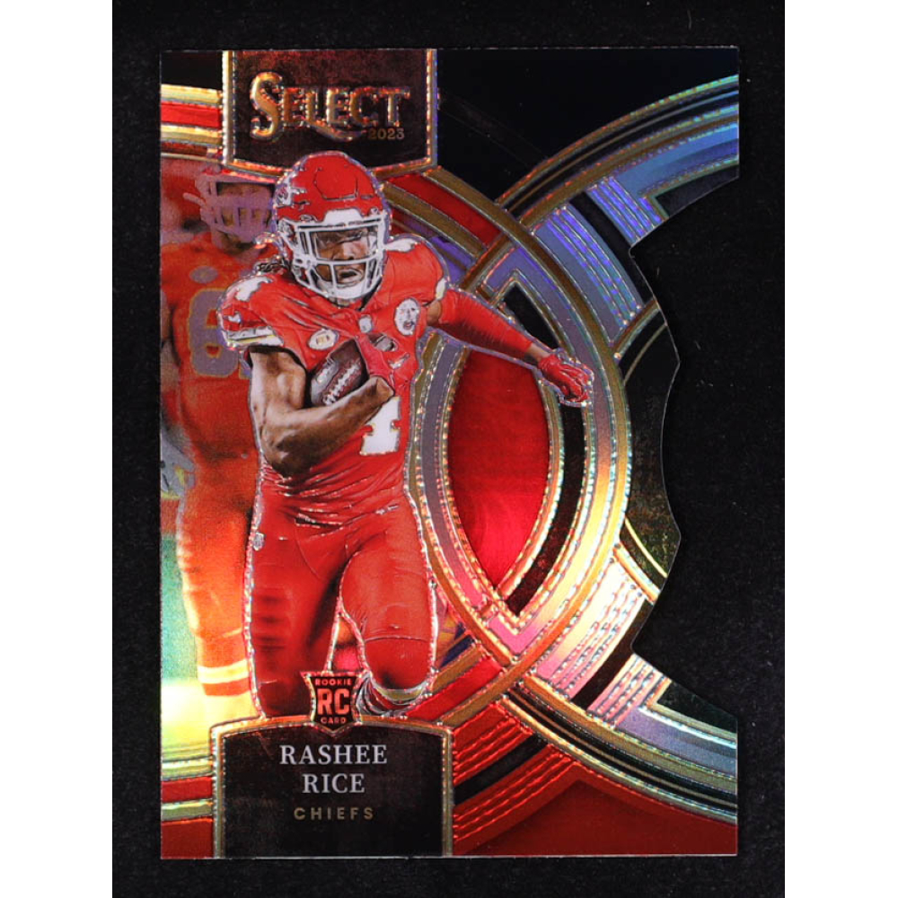 Rashee Rice 2023 Select Prizm Black and Red Die Cut #132 RC at PristineAuction.com