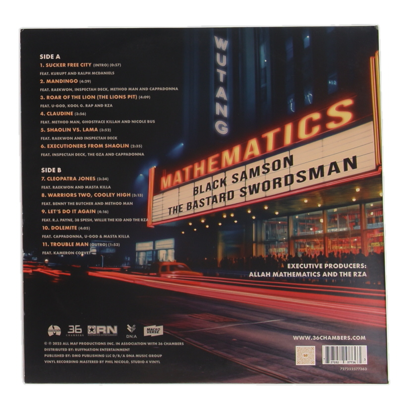 "Black Samson, the Bastard Swordsman" Vinyl Record Soundtrack Album Signed & Inscribed By (7) with Inspectah Deck, GZA, Ghostface Killah (PSA) at PristineAuction.com "Black Samson, the Bastard Swordsman" Vinyl Record Soundtrack Album Signed & Inscribed By (7) with Inspectah Deck, GZA, Ghostface Killah (PSA) at PristineAuction.com