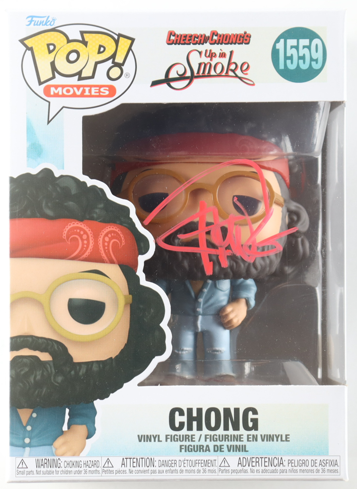 Tommy Chong Signed "Cheech & Chong's: Up in Smoke" #1559 Chong Funko Pop! Vinyl Figure (JSA) at PristineAuction.com Tommy Chong Signed "Cheech & Chong's: Up in Smoke" #1559 Chong Funko Pop! Vinyl Figure (JSA) at PristineAuction.com