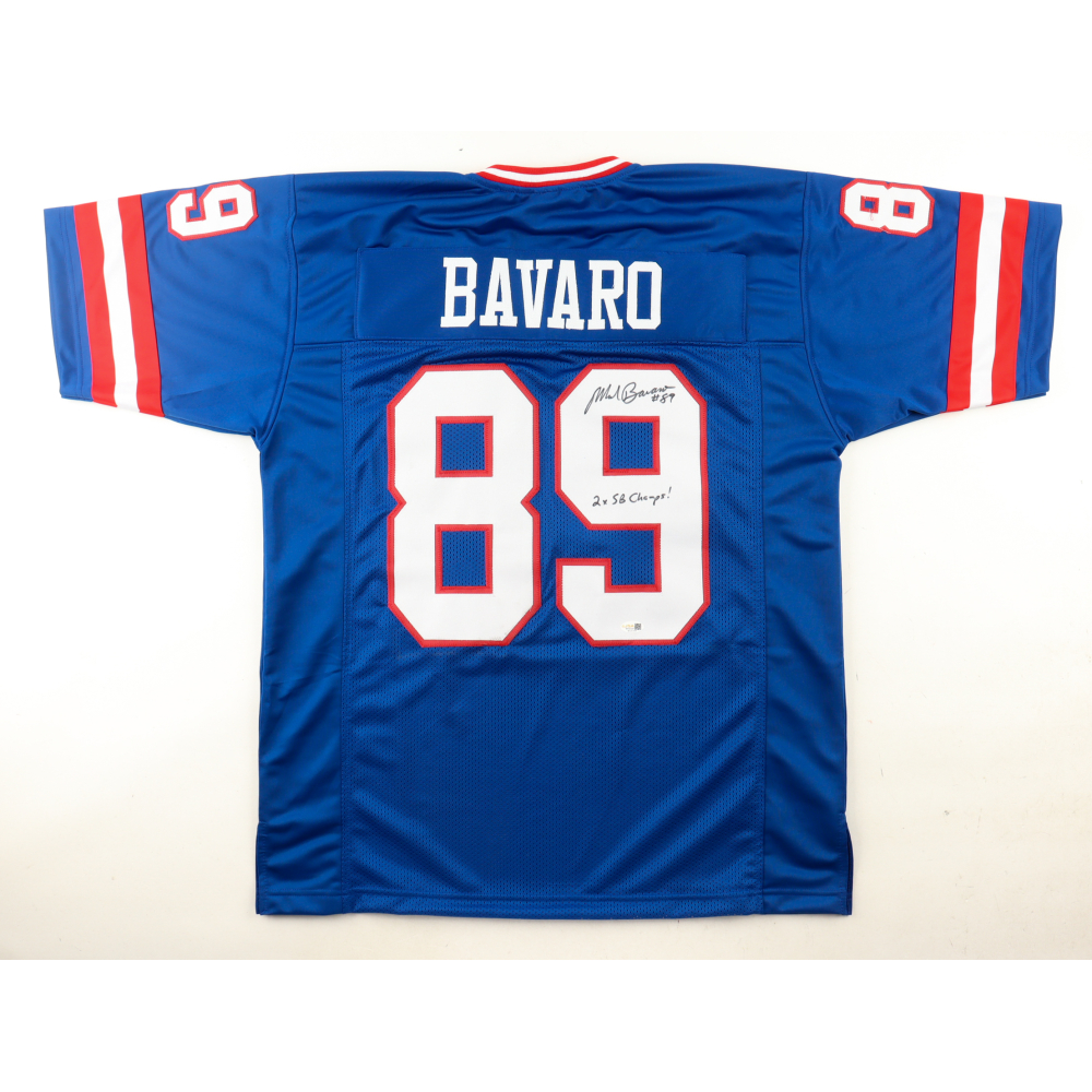 Mark Bavaro Signed Jersey Inscribed "2x S.B. Champs!" (JSA) at PristineAuction.com